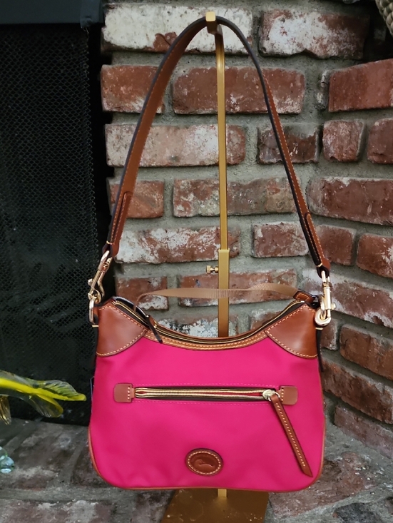Dooney & Bourke Handbags - NWT Dooney & Bourke Pink Nylon Mini Hobo Bag Y2K Preppy Purse